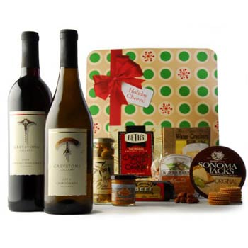 Holiday Gourmet Wine Gift Box