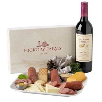  Hickory Farms Holiday Wine Gift Set