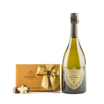 Dom Perignon and Godiva Gift Set