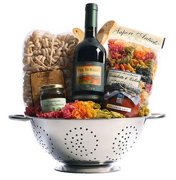 Tuscan Wine and Pasta Gift Basket