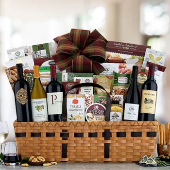 Executive Gourmet Wine Basket