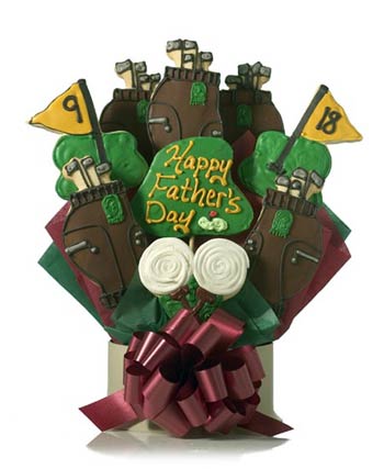 Fathers Day Golf Cookie Bouquet