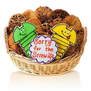 Corporate Apology Cookie Gift Basket