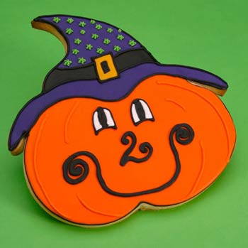 Halloween Pumpkin Cookie Gift