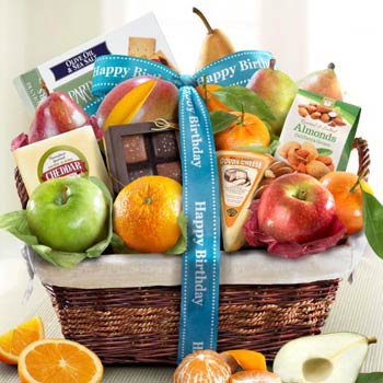 Birthday Gourmet Fruit Basket