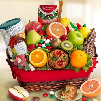 Christmas Brunch Fruit Gift Basket