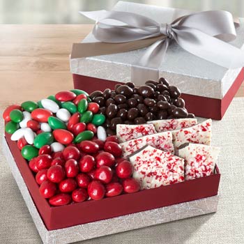 Chocolate & Nut Christmas Tray