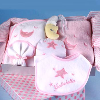 Sleepy Time Baby Girl Gift Box