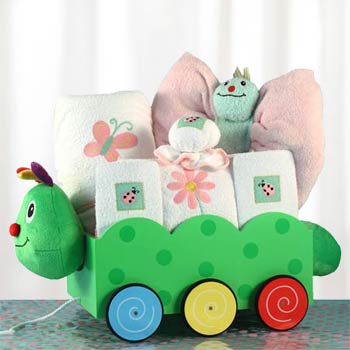 Baby Girl Caterpillar Wagon