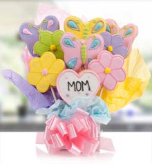 Happy Mothers Day Cookie Gift Bouquet