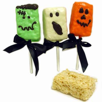 Halloween Rice Krispies Sticks
