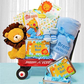 Deluxe Welcome Wagon for Baby Boy
