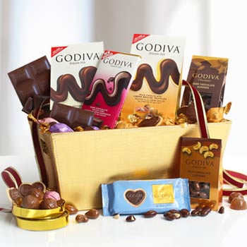 Godiva Gourmet Chocolate Basket
