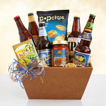 Fathers Day Beer Basket
