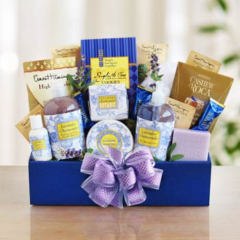 Bath and Body Lavender Gift Box