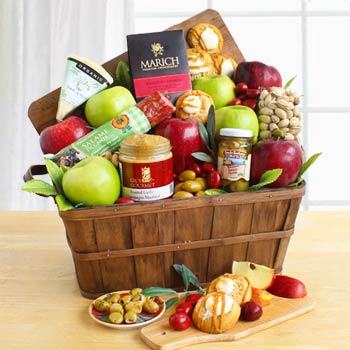 Gourmet Fruit Business Basket