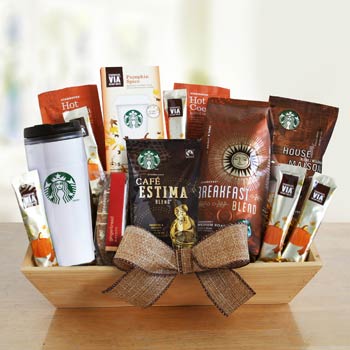 Starbucks Harvest Coffee Basket