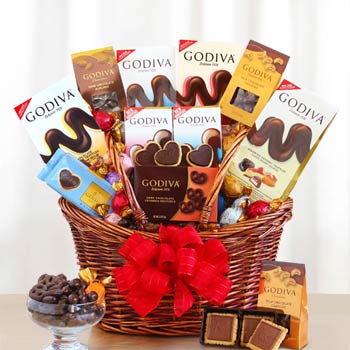 Godiva Chocolate Holiday Basket