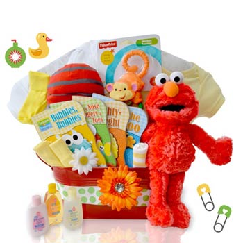Elmo Baby Gift Basket