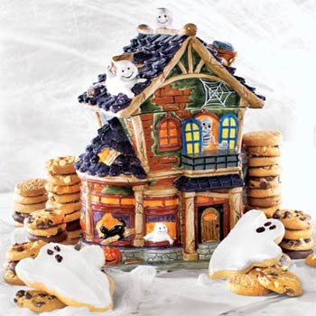 Mrs. Fields Haunted House Cookie Jar