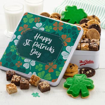 Happy St. Patricks Day Cookie Tin